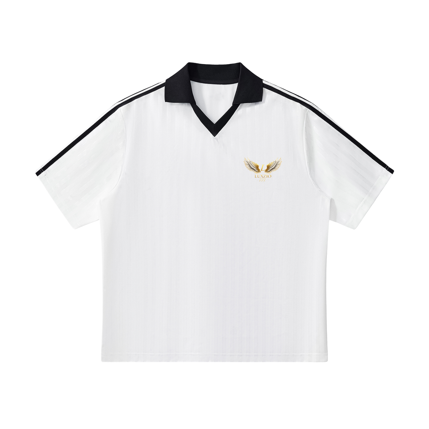 Luxzio Contrast Striped Jersey
