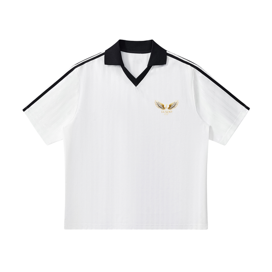 Luxzio Contrast Striped Jersey
