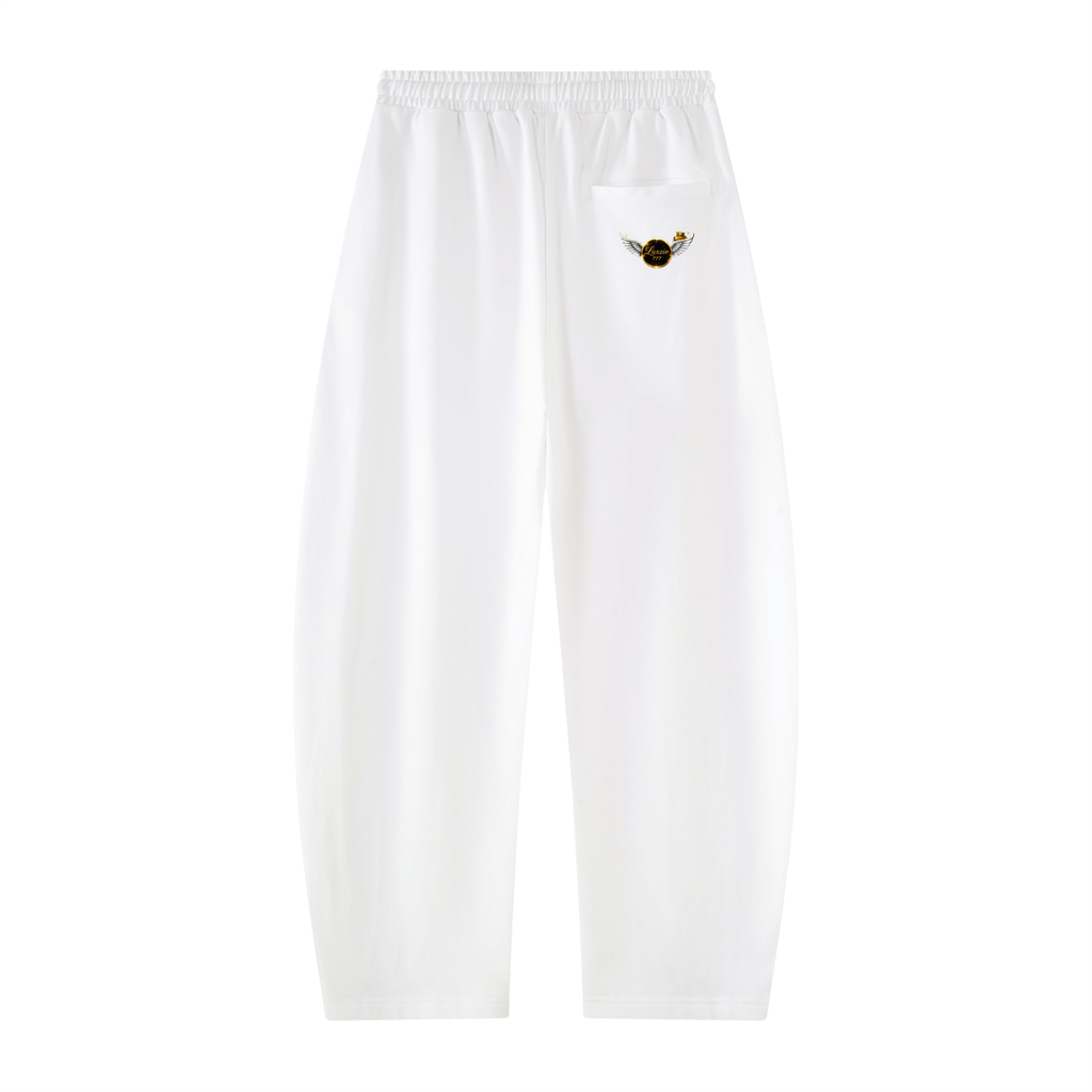 Luxzio Heavyweight Barrel Leg Sweatpants