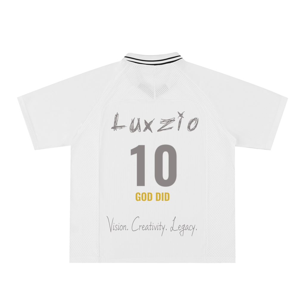 Luxzio Striped  Football Jersey