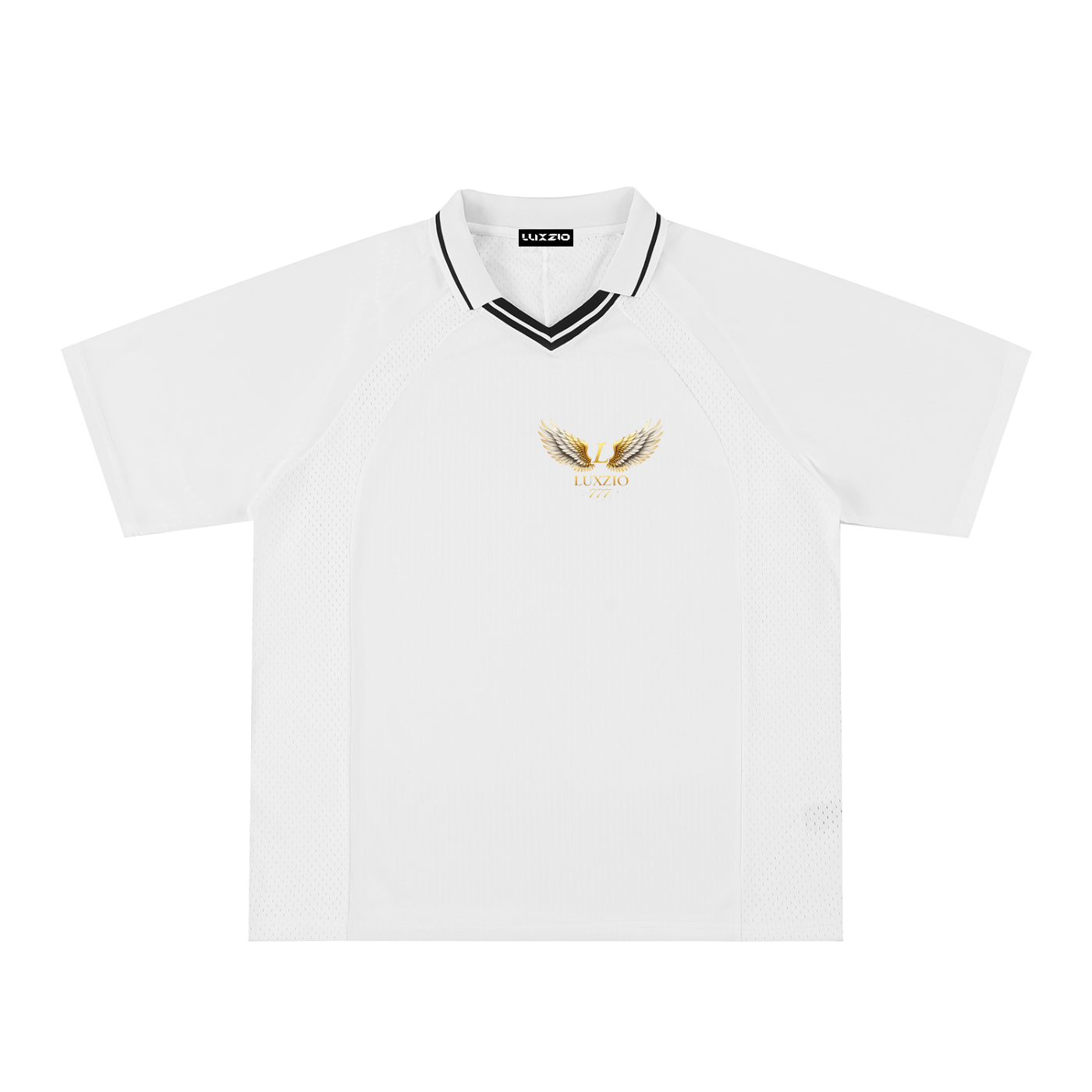Luxzio Striped  Football Jersey