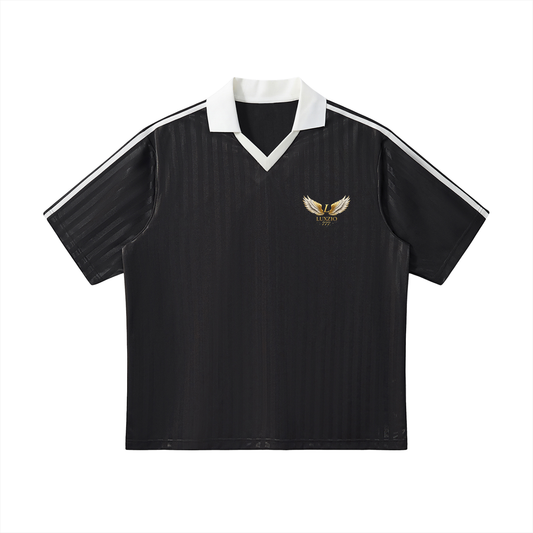 Luxzio Contrast Striped Jersey