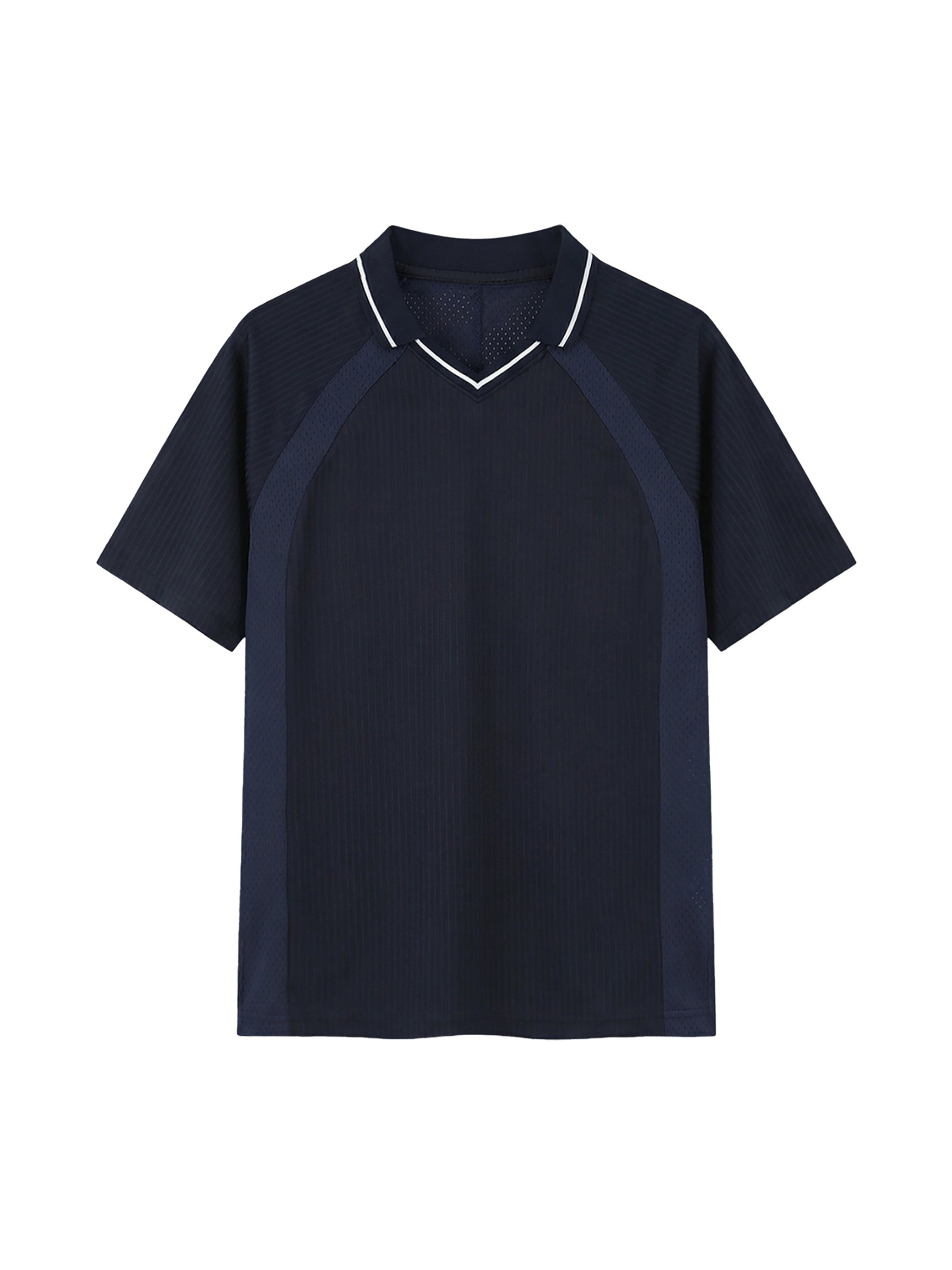 Luxzio Striped  Football Jersey