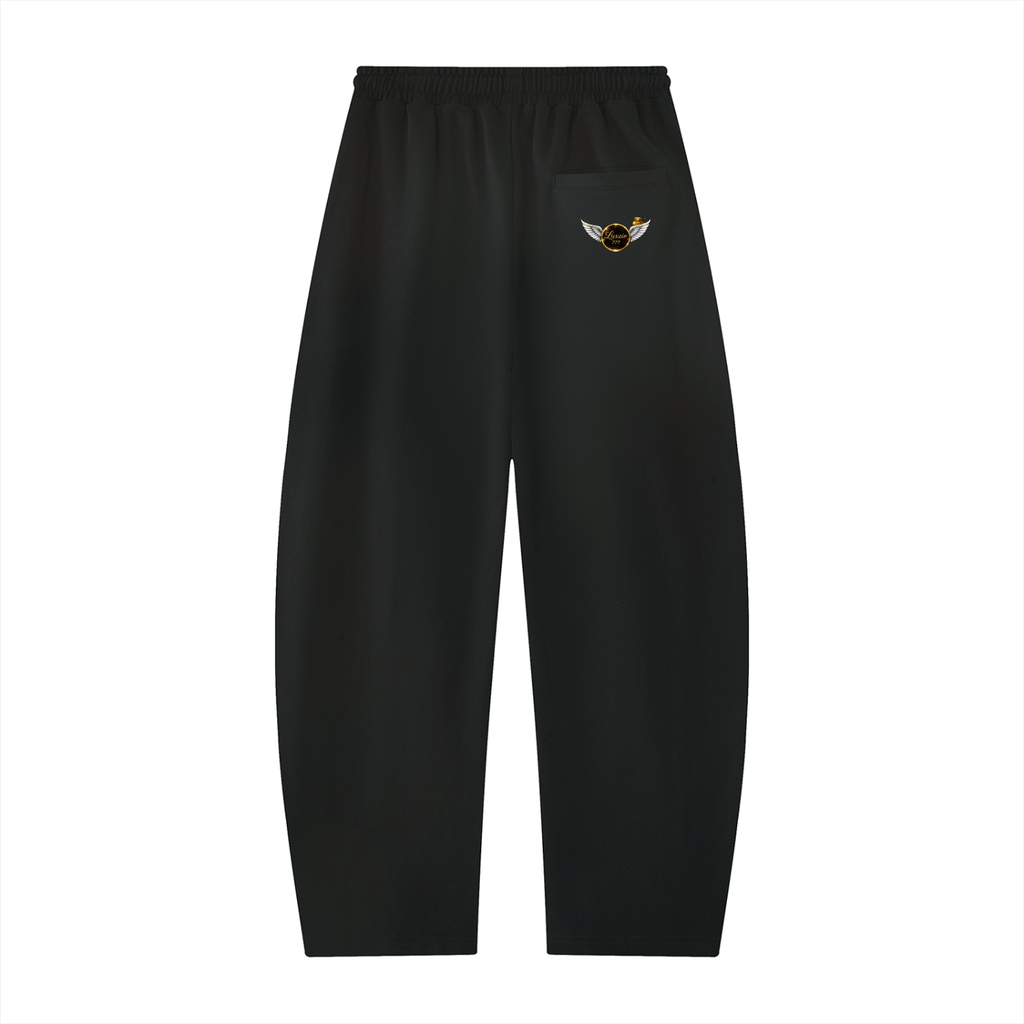 Luxzio Heavyweight Barrel Leg Sweatpants