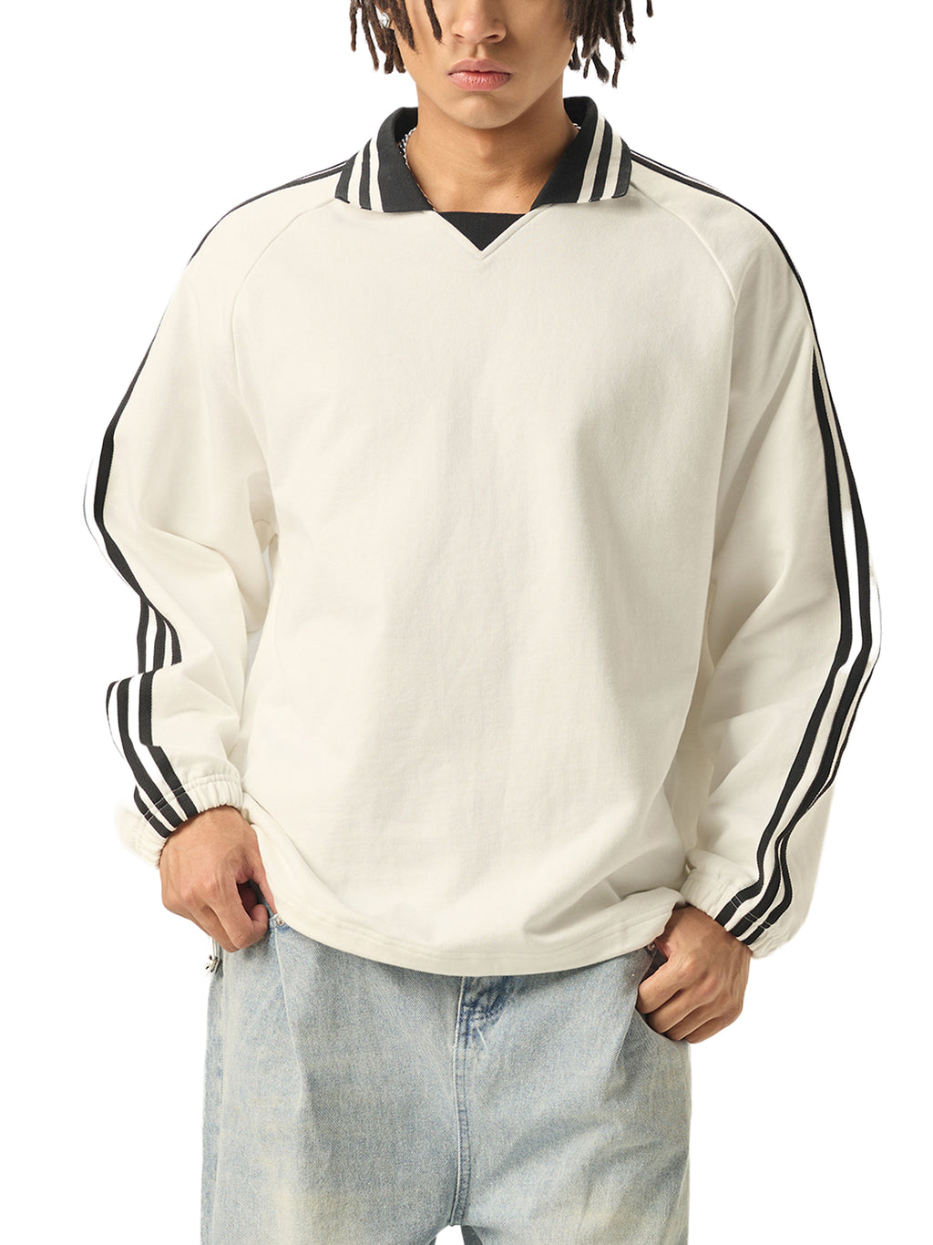 Striped sweatshirt