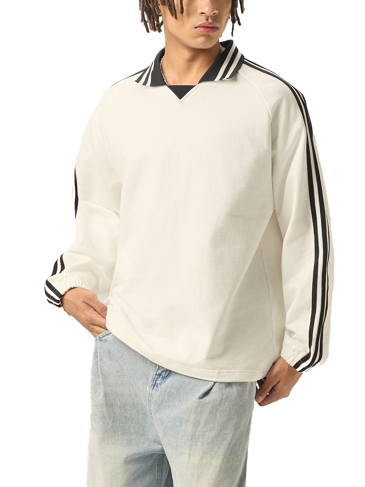 Striped sweatshirt