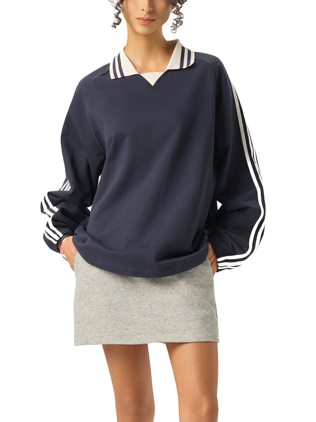 Striped sweatshirt