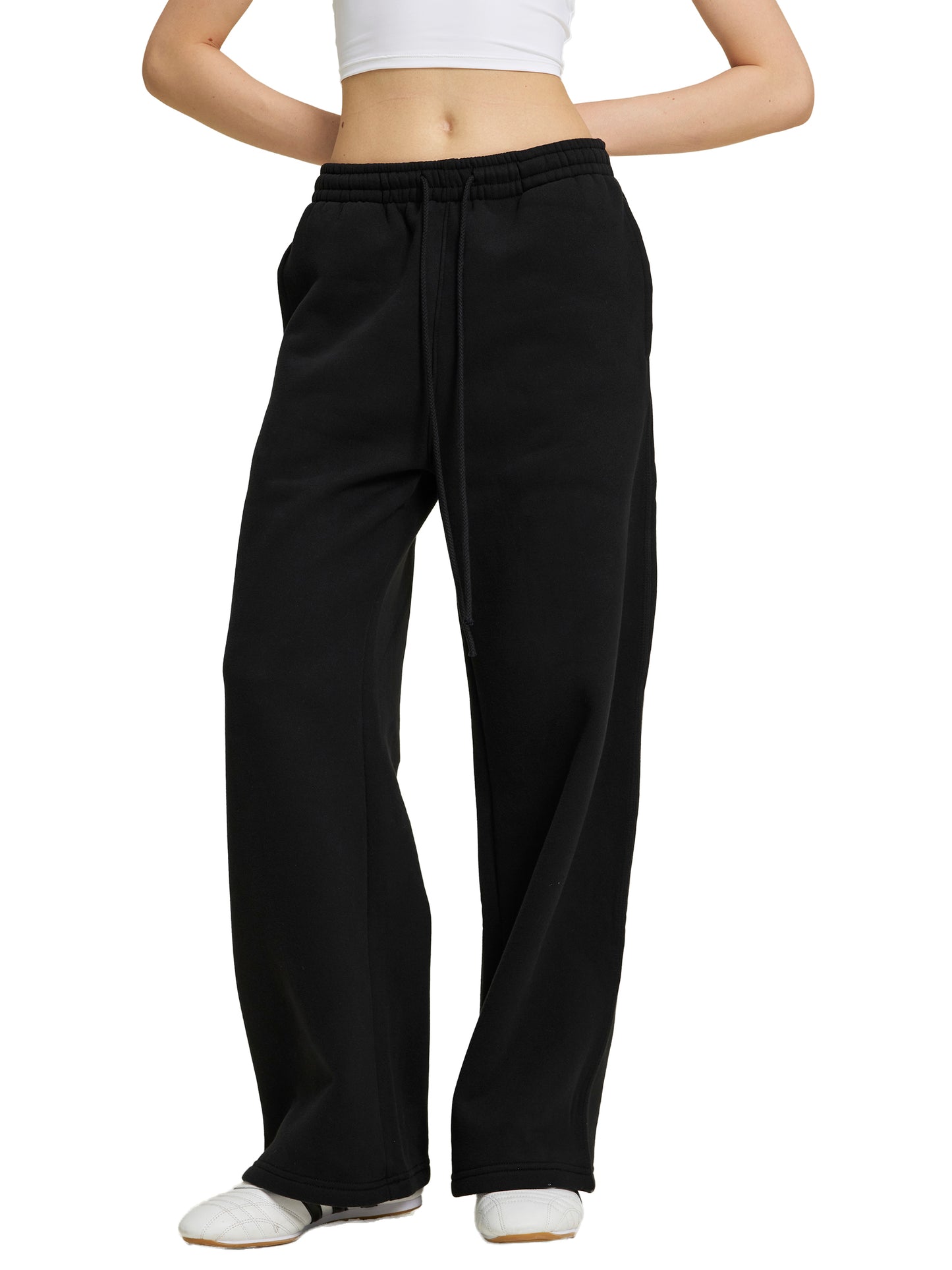 Luxzio Fleece Drawstring Sweatpants